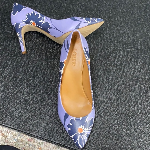 JCrew NWOT Floral Heels - Picture 3 of 4